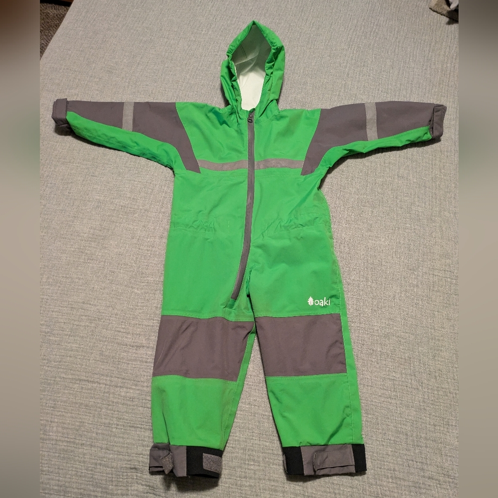 Oaki Classic Green Rain/Trail Suit 3T